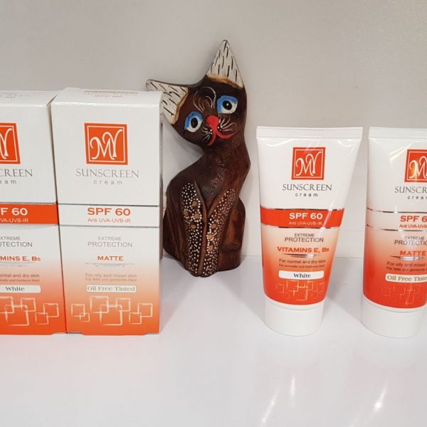 کرم ضد آفتاب مای MY SPF60 در دو مدل بدون رنگ و کرم پودری 