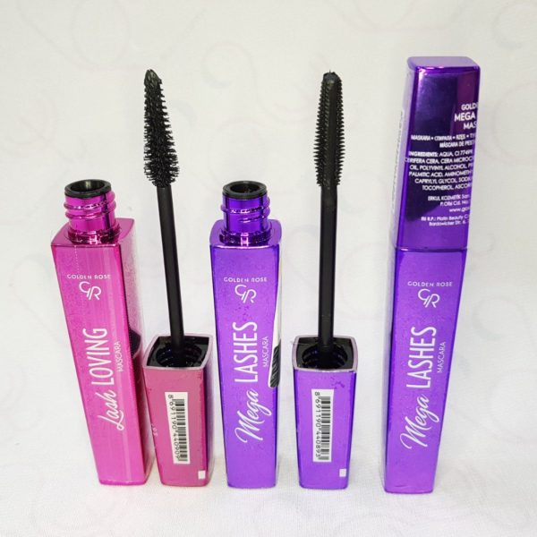 ریمل چشم گلدن رز GOLDENROSE مدل لش لاوینگ loving و مگا لشز mega lashes