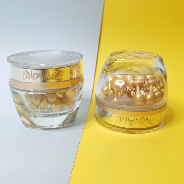کپسول روغنی مغذی و آبرسان اوریفلیم ORIFLAME سری نویج novage مدل نوتری شش nutri6 حاوی 30 کپسول