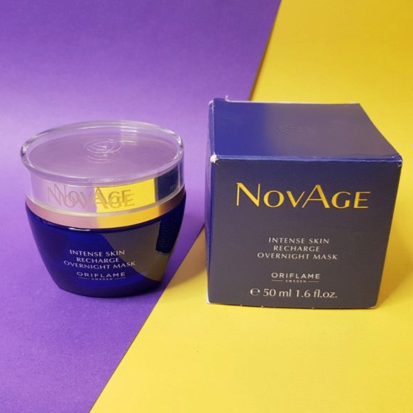 ماسک شب صورت اوریفلیم ORIFLAME سری نوویج‌ (نوایج) novage مدل اینتنس اسکین ریچارج intense skin recharge