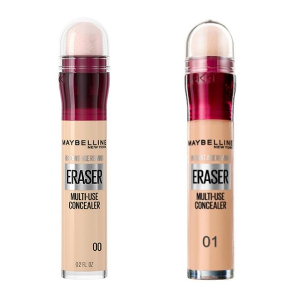 کانسیلر میبلین MAYBELLINE مدل Instant Anti Age Eraser شماره 01 Light و 00 Very Light