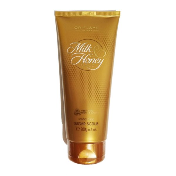 اسکراب دست و بدن اوریفلیم ORIFLAME مدل شیر و عسل Milk & Honey حجم 200 میلی لیتر