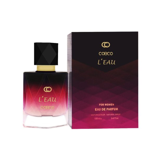 ادو پرفیوم زنانه کوبکو COBCO مدل L EAU حجم 100 میلی لیتر