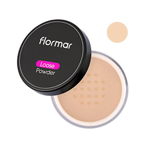 پودر فیکس فلورمارflormar مدل لوز پاودر شماره 003 حجم 18 گرم