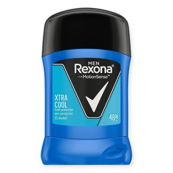مام صابونی ضد تعریق مردانه رکسونا REXONA مدل اکسترا کول XTRA COOL حجم 50 میلی لیتر