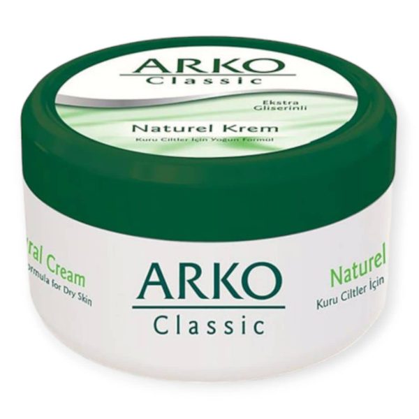 کرم مرطوب کننده مدل کاسه ای کلاسیک آرکو ARKO حجم 250 میلی لیتر