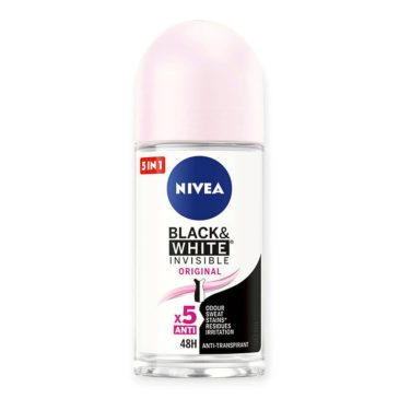 رول ضد تعریق نیوا NIVEA مدل بلک اند وایت اینویزیبل اورجینال