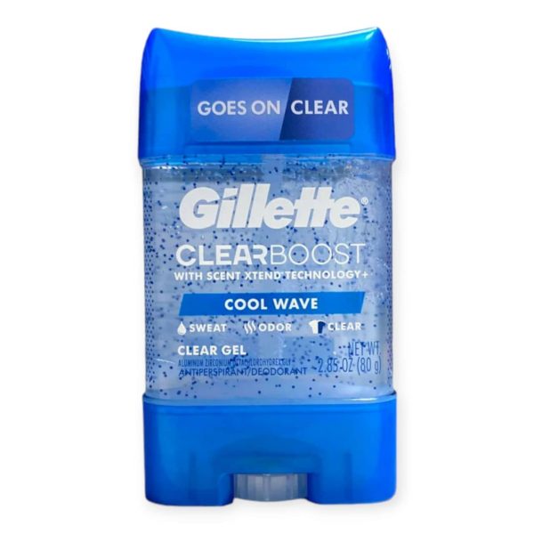 استیک ژله ای ضد تعریق و دئودورانت مردانه ژیلت Gillette مدل Clear Boost وزن 80 گرم