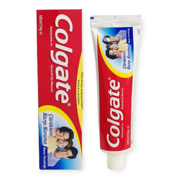 خمیر دندان خانواده کلگیت Colgate مدل کلسیم دار حجم 100 ميلی لیتر