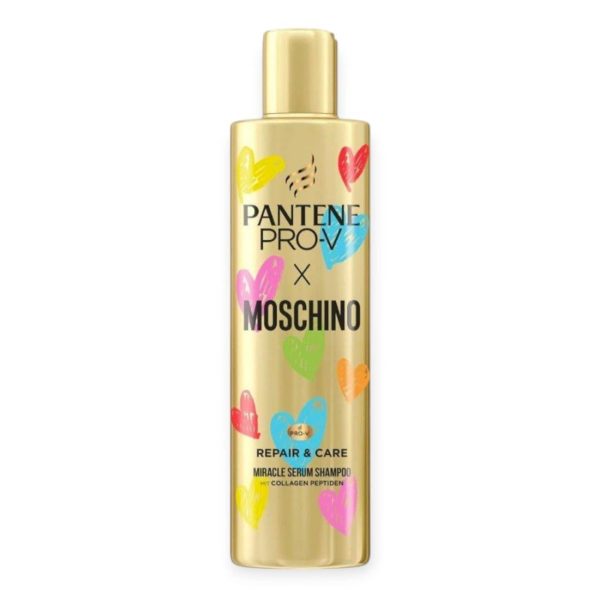 شامپو سرم میراکل پنتن PANTENE مدل موسکینو Moschino Repair & Protect حجم 225 میلی لیتر
