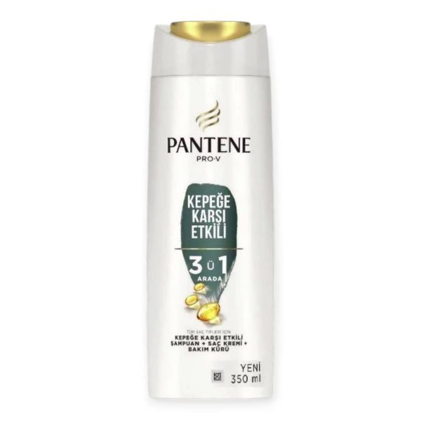 شامپو ضدشوره مو پنتن PANTENE مدل Kepege Karsi Etkili 3ü1 حجم 350 میلی لیتر