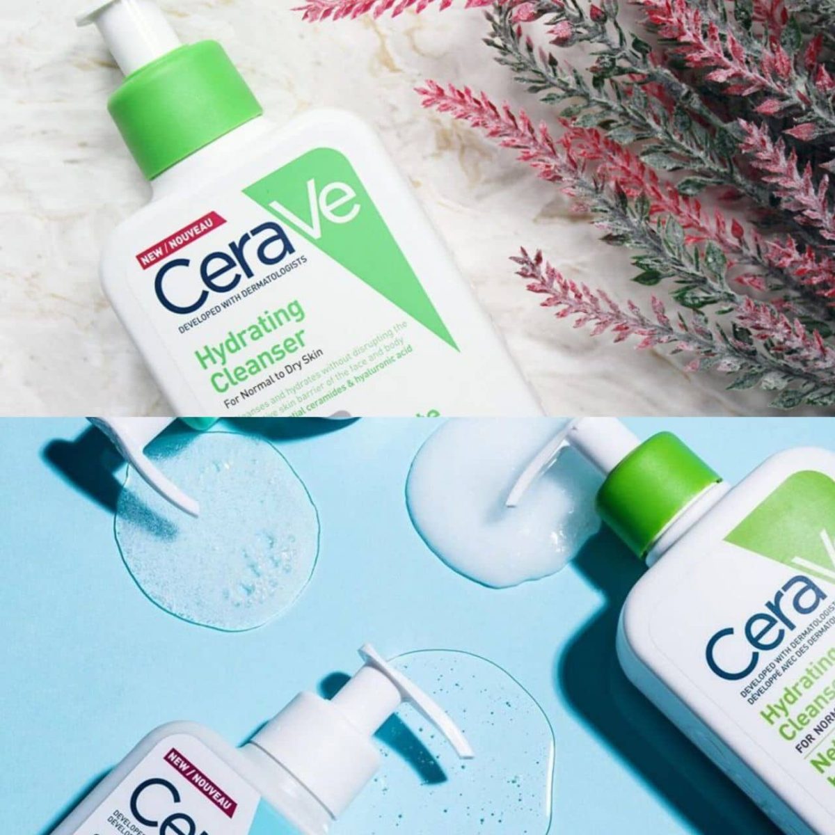 شستشو و آبرسان قوی سراوی CeraVe مخصوص پوست نرما6