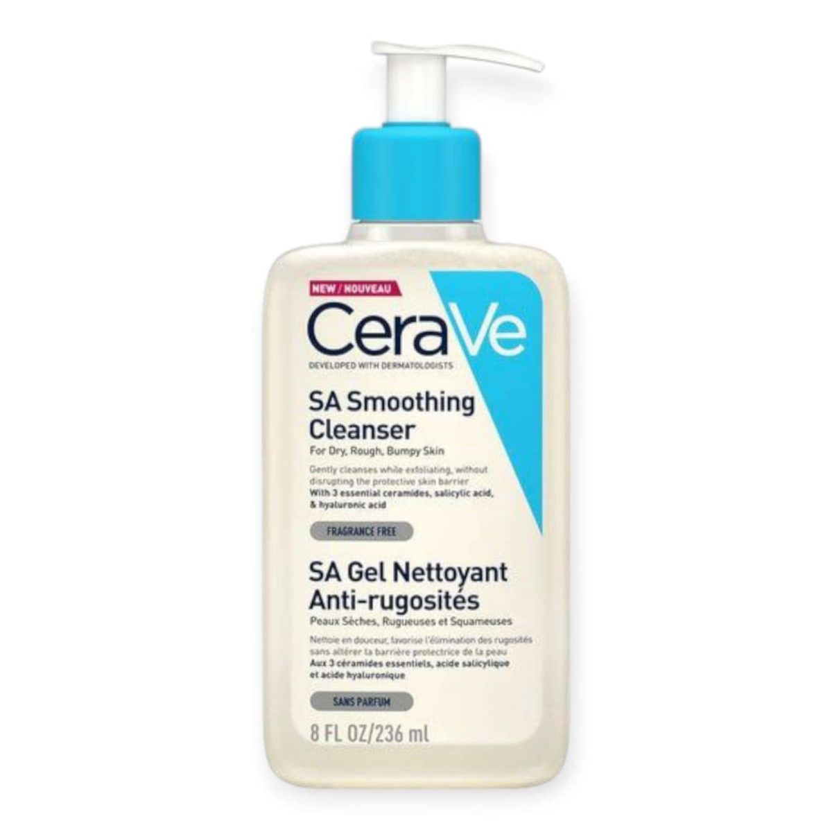شسستشو سراوی CeraVe مدل SA Smoothing صاف و نرم 4