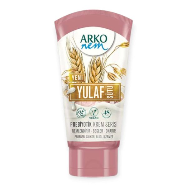 کرم پروبیوتیک یولاف آرکو نم ARKO nem حاوی شیر جو دوسر مدل تیوپی حجم 60 میلی لیتر