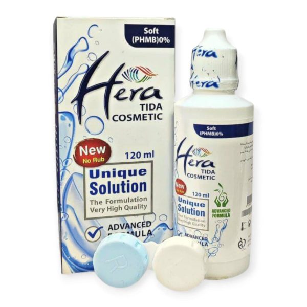 مایع لنز شستشو و نگهدارنده هرا HERA بسته بندی جدید حجم 120 میلی لیتر 