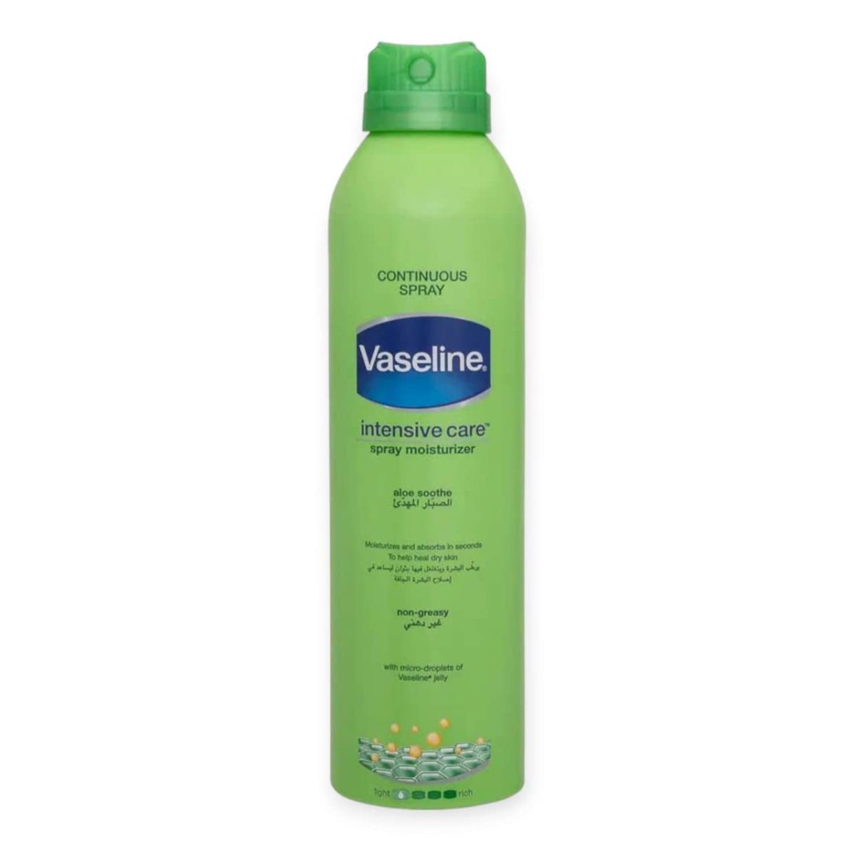 آبرسان بدن وازلین Vaseline رایحه آلوئه ورا ح2