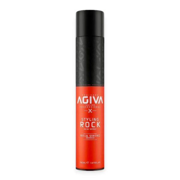 اسپری حالت دهنده مو آگیوا AGIVA مدل Styling Rock حجم 400 میلی لیتر 