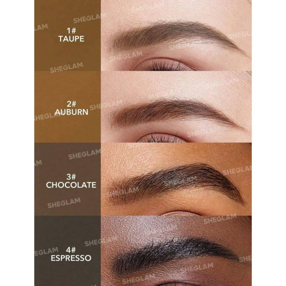 ابرو شیگلم SHEGLAM مدل Brush Dip در چهار ر6