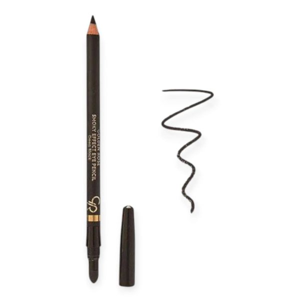 مداد چشم مشکی اسموکی افکت گلدن رز GOLDEN ROSE مدل Smoky Effect 