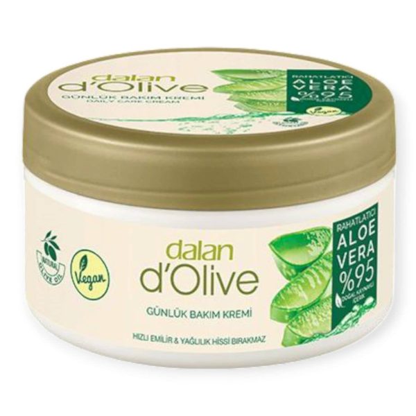 کرم مرطوب کننده آلوئه ورا دالان dalan روزانه مدل d'Olive 